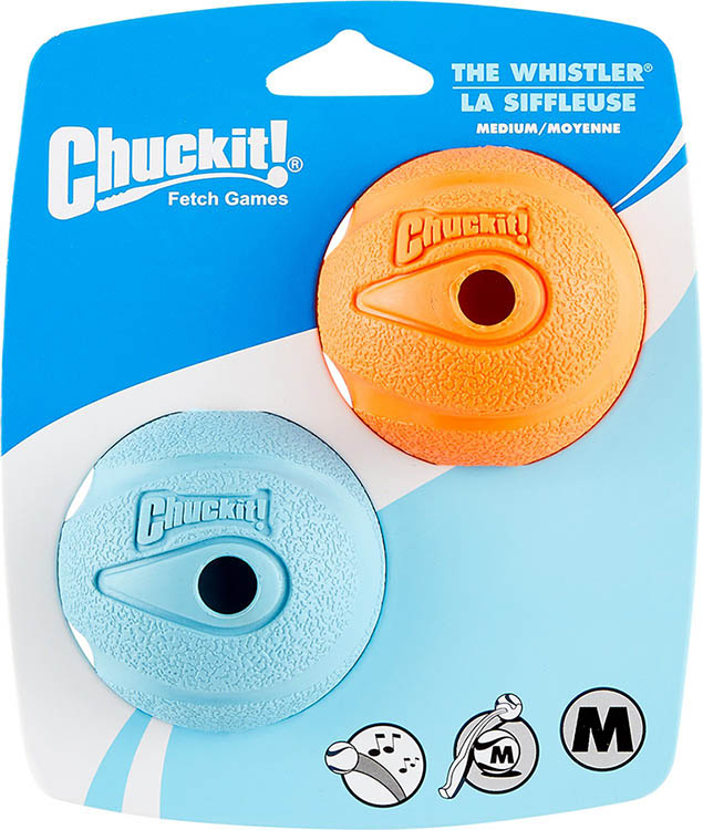 ChuckIt! Whistler Ball 2 Pack - Medium 29020220